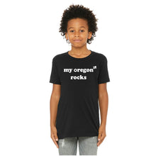 Load image into Gallery viewer, My Oregon Rocks - Boy’s Short-Sleeved Tee - 11 Color Choices