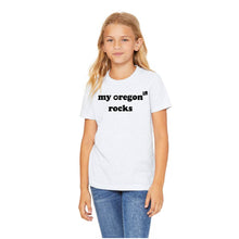 Load image into Gallery viewer, My Oregon Rocks - Girl’s Short-Sleeved Tee - 11 Color Choices