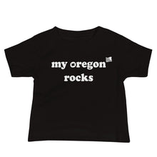 Load image into Gallery viewer, My Oregon Rocks - Baby Short-Sleeved Tee - 3 Color Choices