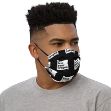 Load image into Gallery viewer, Love Your Oregon - Face Mask - Black