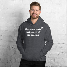 Load image into Gallery viewer, There Are Nuts Just South Of My Oregon - Men's Hoodie Sweatshirt - 11 Color Choices