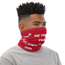 Load image into Gallery viewer, My Oregon Rocks - Versatile Neck Gaiter (Face Covering / Neck Warmer / Headband / Beanie / Hairband / Wristband) - Red
