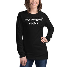 Load image into Gallery viewer, My Oregon Rocks - Women’s Long-Sleeved Tee - 8 Color Choices