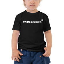 Load image into Gallery viewer, Exploregon - Toddler Girl's Short-Sleeved Tee - 4 Color Choices