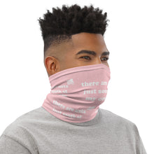 Load image into Gallery viewer, There Are Nuts Just South Of My Oregon - Versatile Neck Gaiter (Face Covering / Neck Warmer / Headband / Beanie / Hairband / Wristband) - Pink