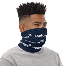 Load image into Gallery viewer, Exploregon - Versatile Neck Gaiter (Face Covering / Neck Warmer / Headband / Beanie / Hairband / Wristband) - Navy