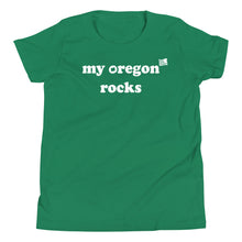 Load image into Gallery viewer, My Oregon Rocks - Girl’s Short-Sleeved Tee - 11 Color Choices