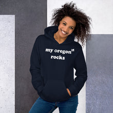 Load image into Gallery viewer, My Oregon Rocks - Women's Hoodie Sweatshirt - 11 Color Choices