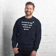 Load image into Gallery viewer, Invest In My Oregon And Watch It Grow - Men's Crew Neck Sweatshirt - 10 Color Choices