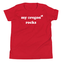 Load image into Gallery viewer, My Oregon Rocks - Girl’s Short-Sleeved Tee - 11 Color Choices