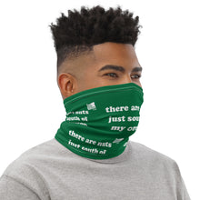 Load image into Gallery viewer, There Are Nuts Just South Of My Oregon - Versatile Neck Gaiter (Face Covering / Neck Warmer / Headband / Beanie / Hairband / Wristband) - Green