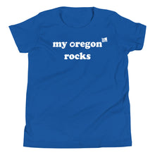 Load image into Gallery viewer, My Oregon Rocks - Boy’s Short-Sleeved Tee - 11 Color Choices
