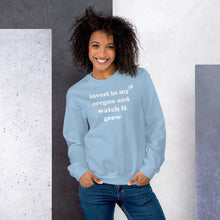 Load image into Gallery viewer, Invest In My Oregon And Watch It Grow - Women's Crew Neck Sweatshirt - 4 Color Choices