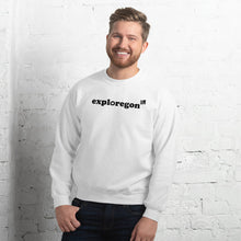Load image into Gallery viewer, Exploregon - Men's Crew Neck Sweatshirt - 10 Color Choices