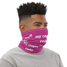 Load image into Gallery viewer, My Oregon Rocks - Versatile Neck Gaiter (Face Covering / Neck Warmer / Headband / Beanie / Hairband / Wristband) - Fuchsia