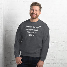 Load image into Gallery viewer, Invest In My Oregon And Watch It Grow - Men's Crew Neck Sweatshirt - 10 Color Choices