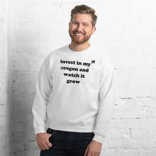 Load image into Gallery viewer, Invest In My Oregon And Watch It Grow - Men's Crew Neck Sweatshirt - 10 Color Choices