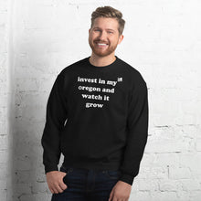 Load image into Gallery viewer, Invest In My Oregon And Watch It Grow - Men's Crew Neck Sweatshirt - 10 Color Choices