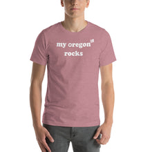 Load image into Gallery viewer, My Oregon Rocks - Men's Short-Sleeved Tee - 9 Color Choices