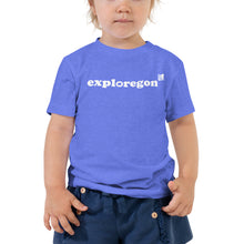 Load image into Gallery viewer, Exploregon - Toddler Girl's Short-Sleeved Tee - 4 Color Choices