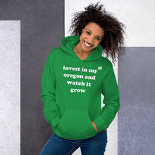 Load image into Gallery viewer, Invest In My Oregon And Watch It Grow - Women's Hoodie Sweatshirt - 11 Color Choices