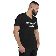 Load image into Gallery viewer, My Oregon Rocks - Men's Short-Sleeved V-Neck Tee - 2 Color Choices