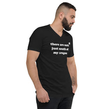 Load image into Gallery viewer, There Are Nuts Just South Of My Oregon - Men's Short-Sleeved V-Neck Tee - 2 Color Choices