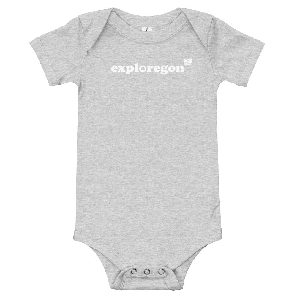 Exploregon - Baby Short-Sleeved One Piece - 6 Color Choices