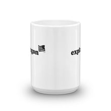 Load image into Gallery viewer, Exploregon - 15oz Mug - White - Printed On Both Sides
