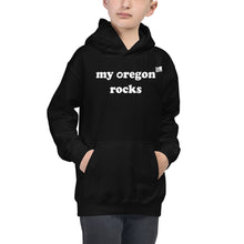 Load image into Gallery viewer, My Oregon Rocks - Boy’s Hoodie Sweatshirt - 4 Color Choices
