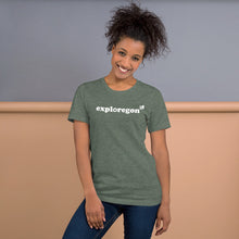 Load image into Gallery viewer, Exploregon - Women&#39;s Short-Sleeved Tee - 9 Color Choices
