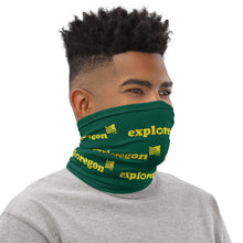 Load image into Gallery viewer, Exploregon - Versatile Neck Gaiter (Face Covering / Neck Warmer / Headband  / Beanie / Hairband / Wristband) - U of O Ducks Colors
