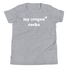 Load image into Gallery viewer, My Oregon Rocks - Girl’s Short-Sleeved Tee - 11 Color Choices
