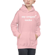 Load image into Gallery viewer, My Oregon Rocks - Boy’s Hoodie Sweatshirt - 4 Color Choices
