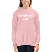 Load image into Gallery viewer, My Oregon Rocks - Girl’s Hoodie Sweatshirt - 4 Color Choices
