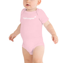 Load image into Gallery viewer, Exploregon - Baby Short-Sleeved One Piece - 6 Color Choices
