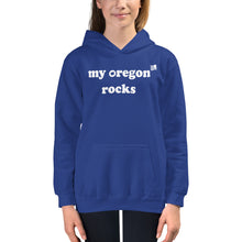 Load image into Gallery viewer, My Oregon Rocks - Girl’s Hoodie Sweatshirt - 4 Color Choices
