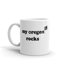 Load image into Gallery viewer, My Oregon Rocks - 11oz Mug - White - Printed On Both Sides
