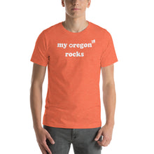 Load image into Gallery viewer, My Oregon Rocks - Men&#39;s Short-Sleeved Tee - 9 Color Choices
