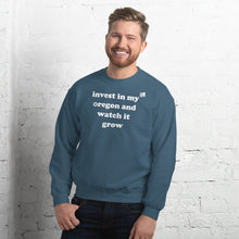 Load image into Gallery viewer, Invest In My Oregon And Watch It Grow - Men&#39;s Crew Neck Sweatshirt - 10 Color Choices
