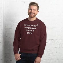 Load image into Gallery viewer, Invest In My Oregon And Watch It Grow - Men&#39;s Crew Neck Sweatshirt - 10 Color Choices
