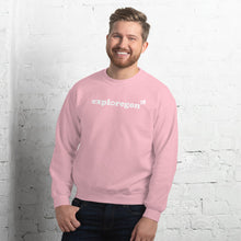 Load image into Gallery viewer, Exploregon - Men&#39;s Crew Neck Sweatshirt - 10 Color Choices
