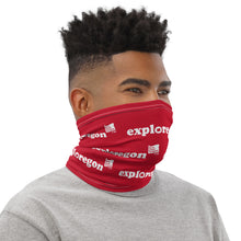 Load image into Gallery viewer, Exploregon - Versatile Neck Gaiter (Face Covering / Neck Warmer / Headband  / Beanie / Hairband / Wristband) - Red
