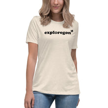 Load image into Gallery viewer, Exploregon - Women’s Relaxed Short-Sleeved Tee - 9 Color Choices
