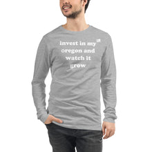 Load image into Gallery viewer, Invest In My Oregon And Watch It Grow - Men’s Long-Sleeved Tee - 8 Color Choices
