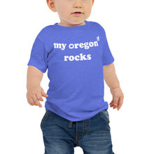 Load image into Gallery viewer, My Oregon Rocks - Baby Short-Sleeved Tee - 3 Color Choices
