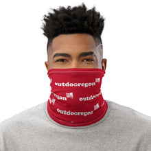 Load image into Gallery viewer, Outdooregon - Versatile Neck Gaiter (Face Covering / Neck Warmer / Headband  / Beanie / Hairband / Wristband) - Red
