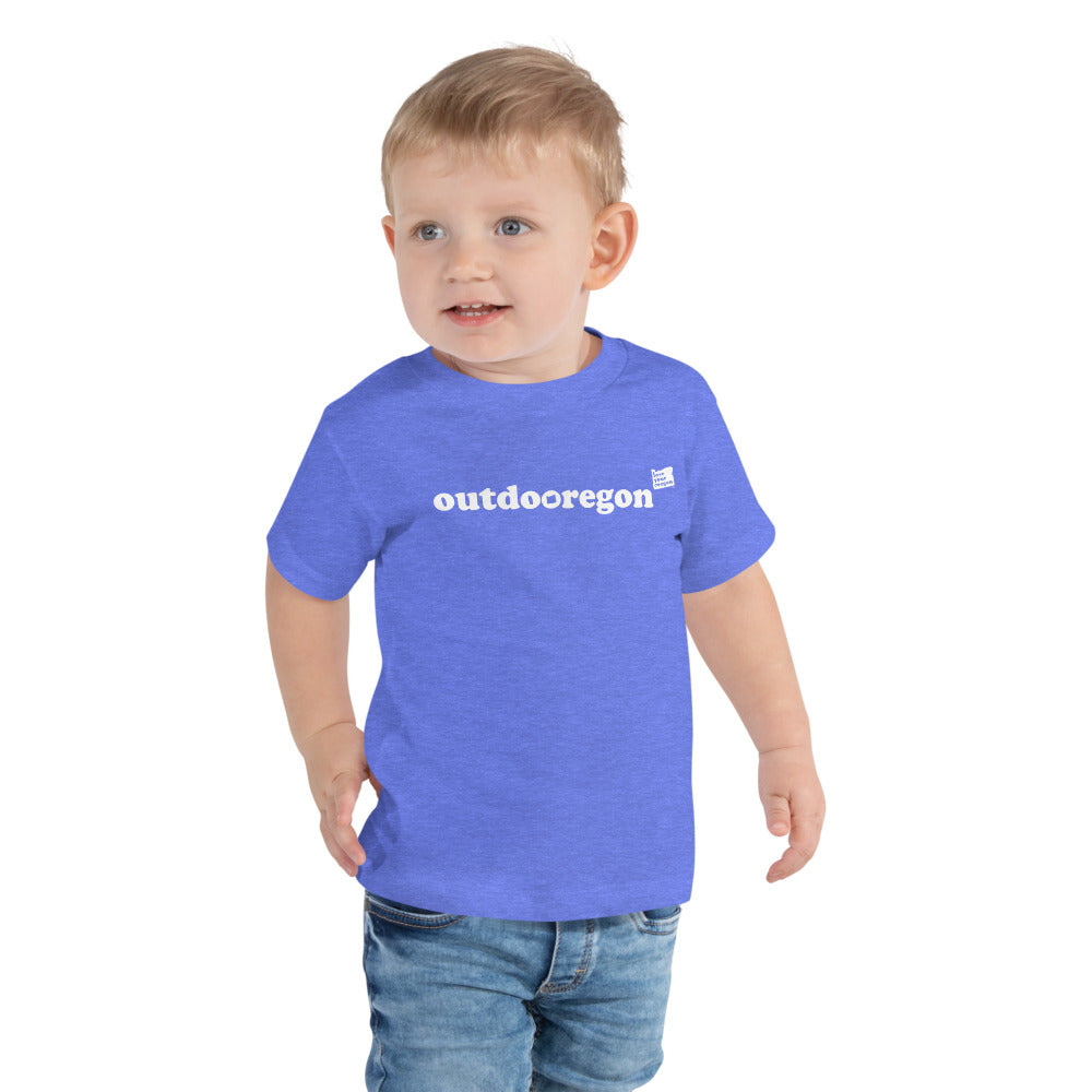 Outdooregon - Toddler Boy’s Short-Sleeved Tee - 4 Color Choices