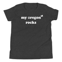 Load image into Gallery viewer, My Oregon Rocks - Girl’s Short-Sleeved Tee - 11 Color Choices
