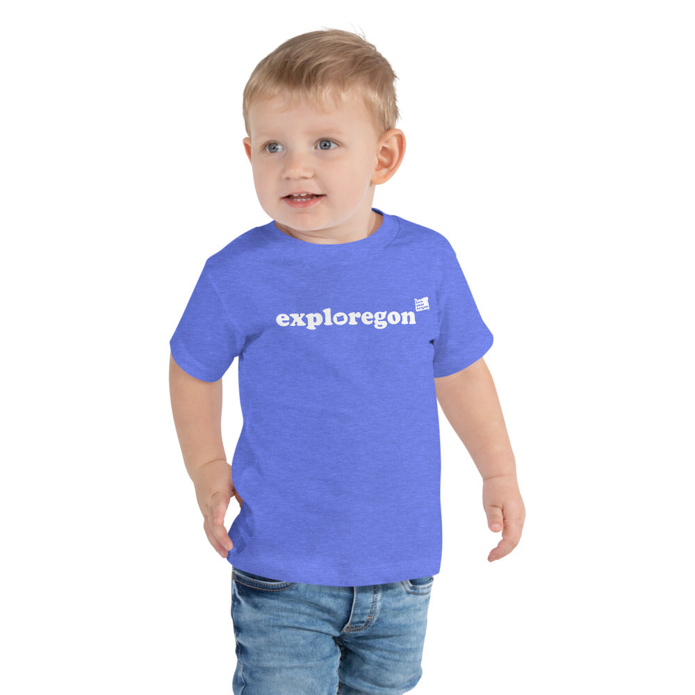 Exploregon - Toddler Boy’s Short-Sleeved Tee - 4 Color Choices